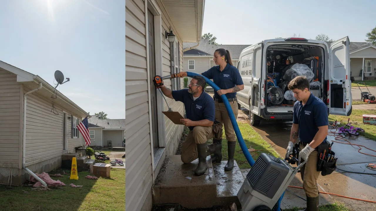 Ceiling Water Damage Restoration in Midland, MI near me